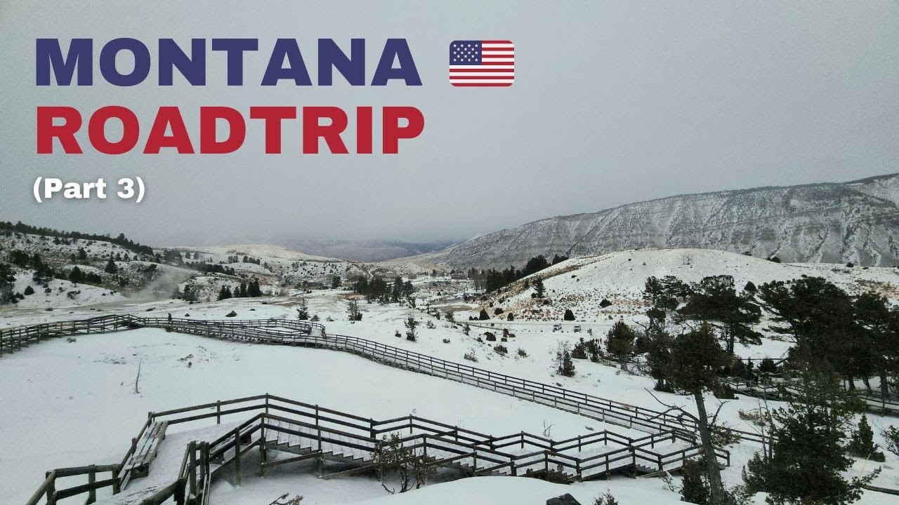 Visiting Yellowstone National Park in Winter | Mammoth Hotsprings