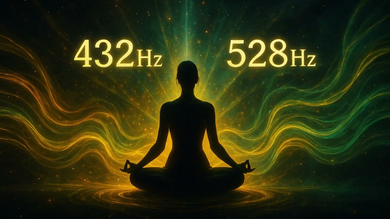 Chakra Cleansing Meditation Music| DNA Repair | 432Hz + 528Hz | Solfeggio