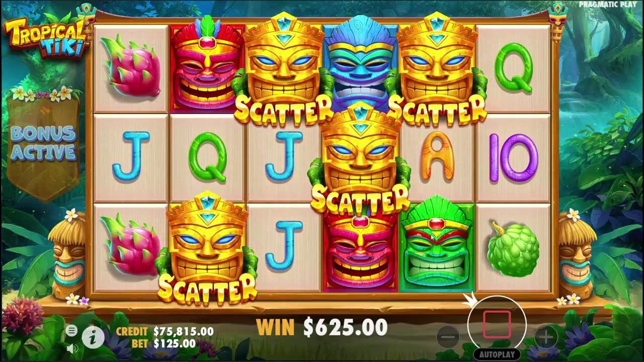 Tropical Tiki - Big Bonus Buy - Sensational WIN - Online Casino Slot