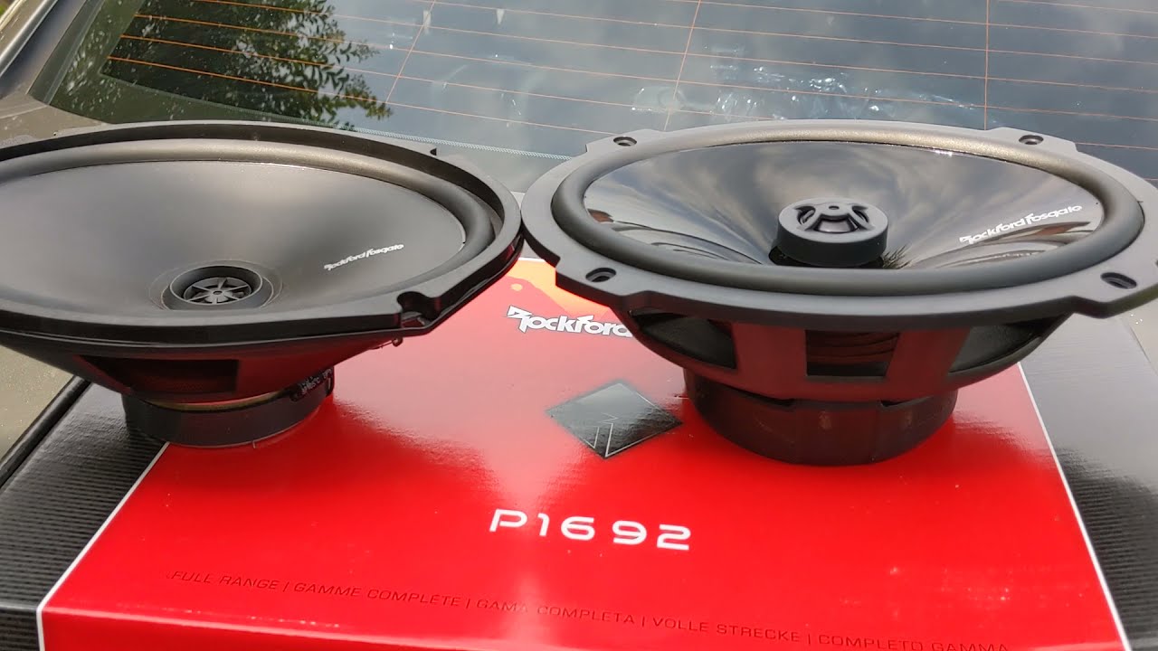 Once again it's on with a pair of Rockford Fosgate p1692s