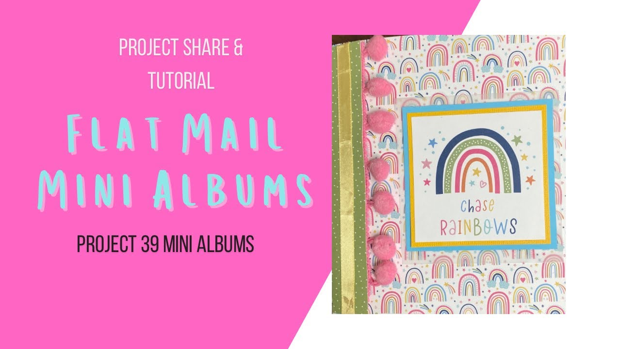 Easy Mini Albums for Flat Mail- No Chipboard and no hinge! Project Share and Mini Album Tutorial