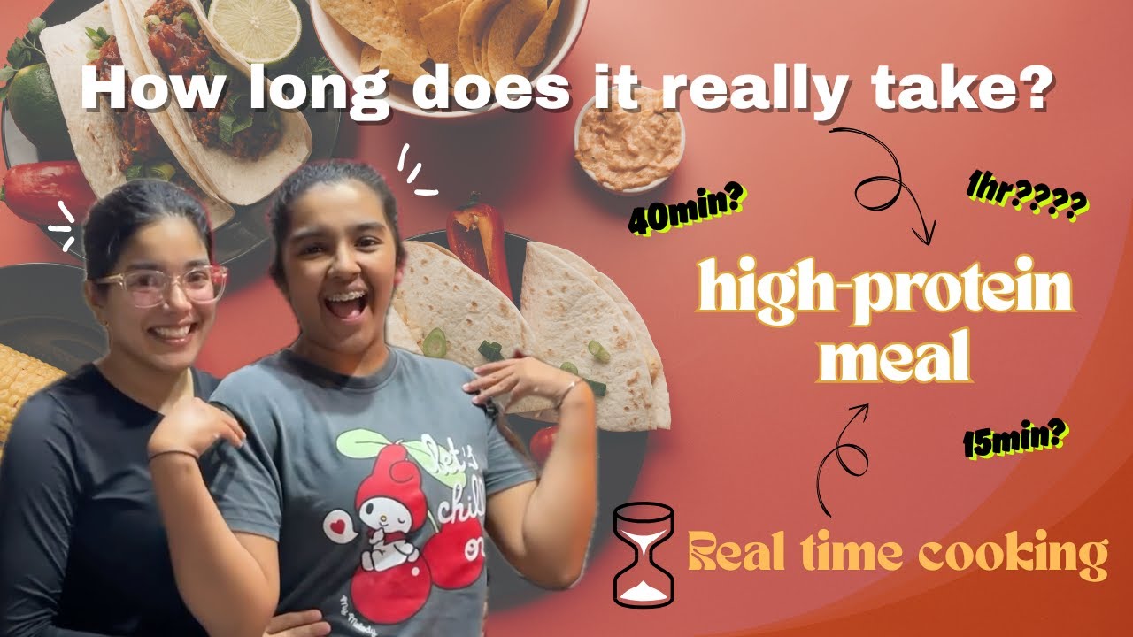 High Protein Meal Recipe | Real Time Cooking (No shortcuts, No Cheats!)