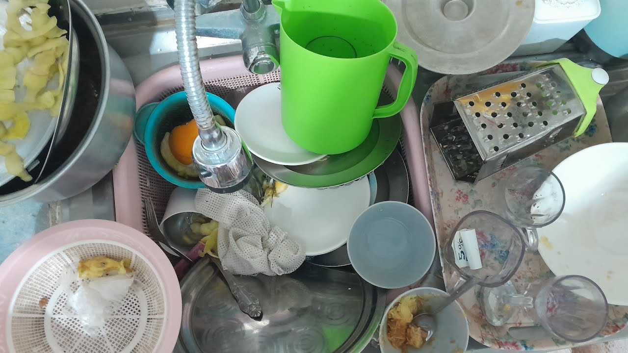 Dishwashing:*Calming Dishwashing Experience with Kitchen Sounds.💦💧🌊