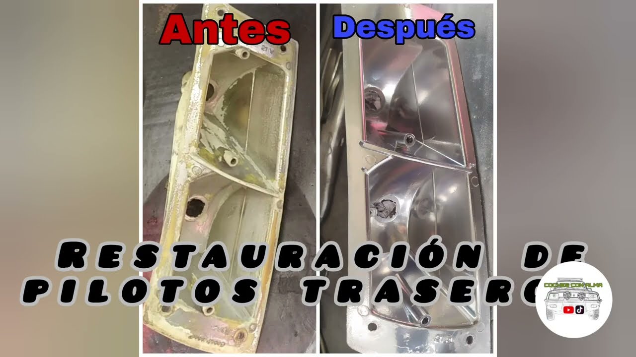 C&oacute;mo restaurar el cromado de los pilotos traseros.