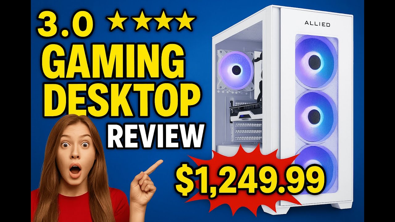 Allied Gaming Patriot Desktop Review | Ryzen 5 4500 + GTX 1660 Super | 1080p Buying Guide (2025)
