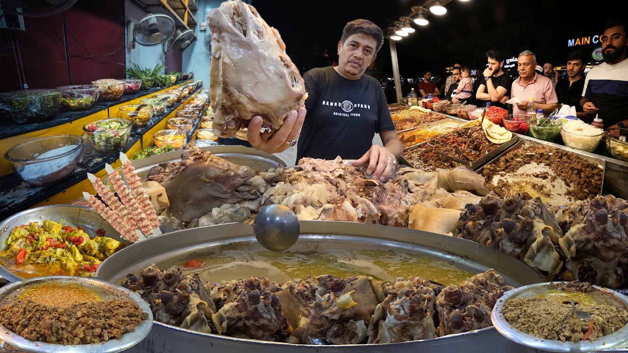 1$ Amazing Street Food In IRAQ! Ultimate Food Vlog Tour in Baghdad