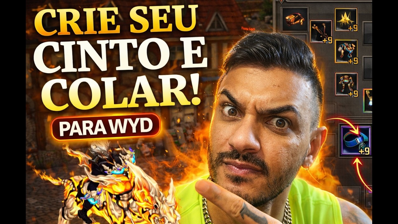 ⚔️COMO FAZER COMPOSIÇÃO DE CINTOS E COLARES NÍVEL 1 E 2 NO WYD GLOBAL 2026⚔️