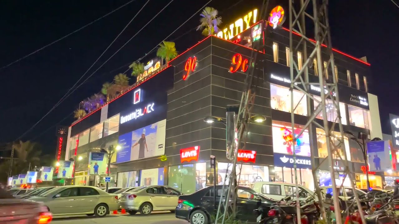 MMALAM Road| Gulberg |Lahore |Pakistan |Best Street For Shopping Walk Tour|Drive Tour |Famous Brands