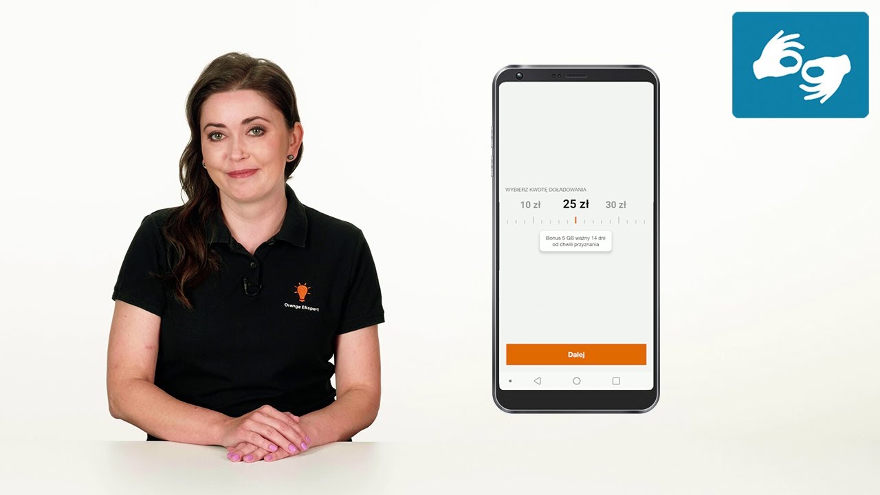 💡 ORANGE EKSPERT dla seniora 👴 - 👉Jak doładować konto z aplikacji 📱 Mój Orange? #Senior #3 PJM
