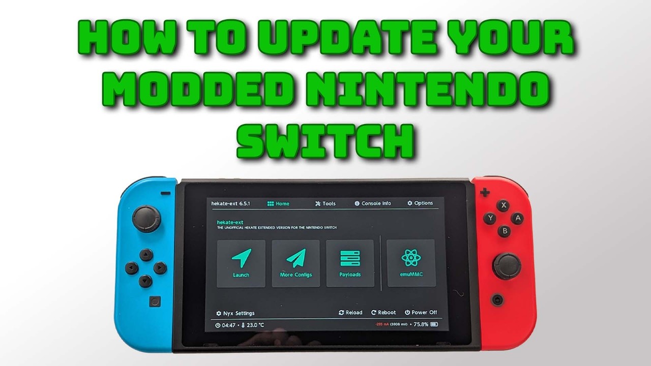Как обновить кастомную и официальную прошивку Nintendo Switch &mdash; Hekate, Atmosphere и OFW