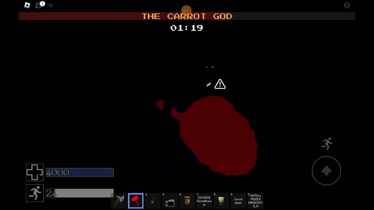 The carrot god (the monster kill test)