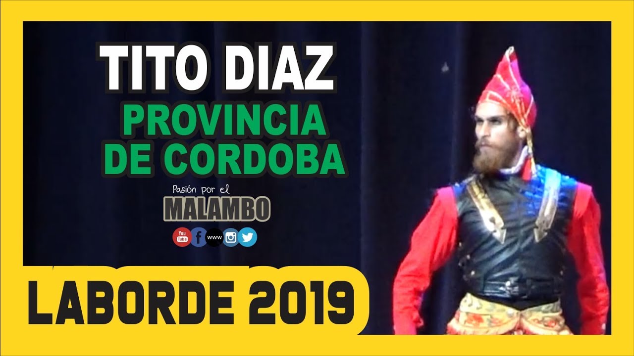 Tito Diaz Malambo Sur Laborde 2019 Campeon Nacional del Malambo