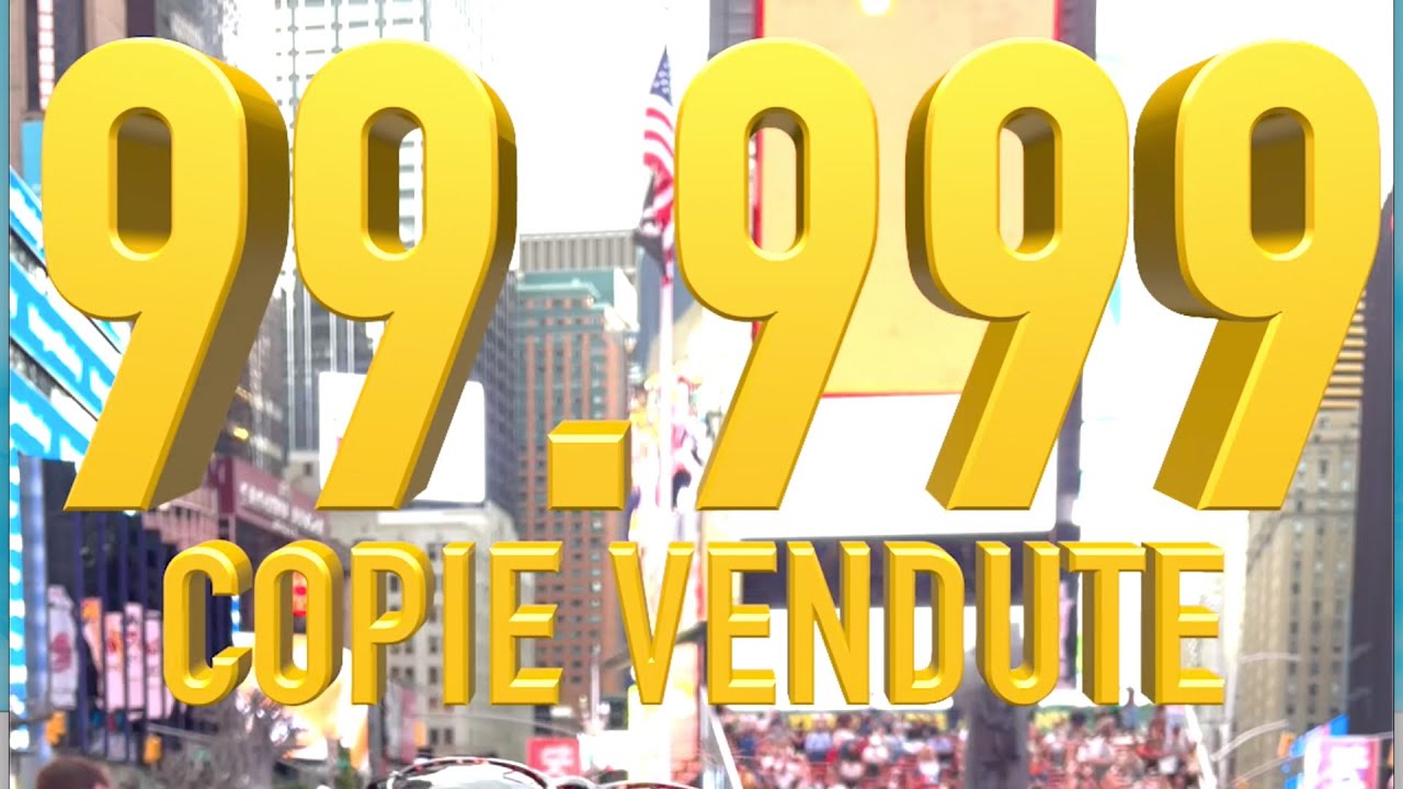 99.999 Copie vendute per 