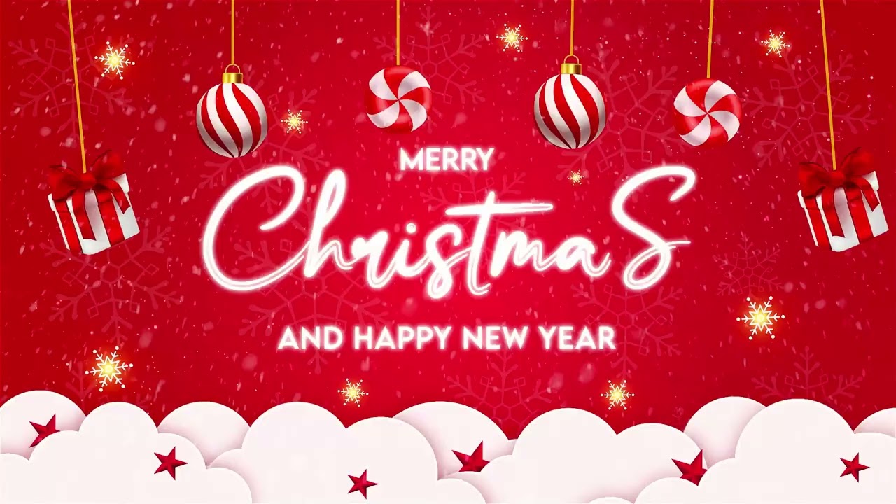 Merry Christmas | Happy New Year Opener| After effects templates free