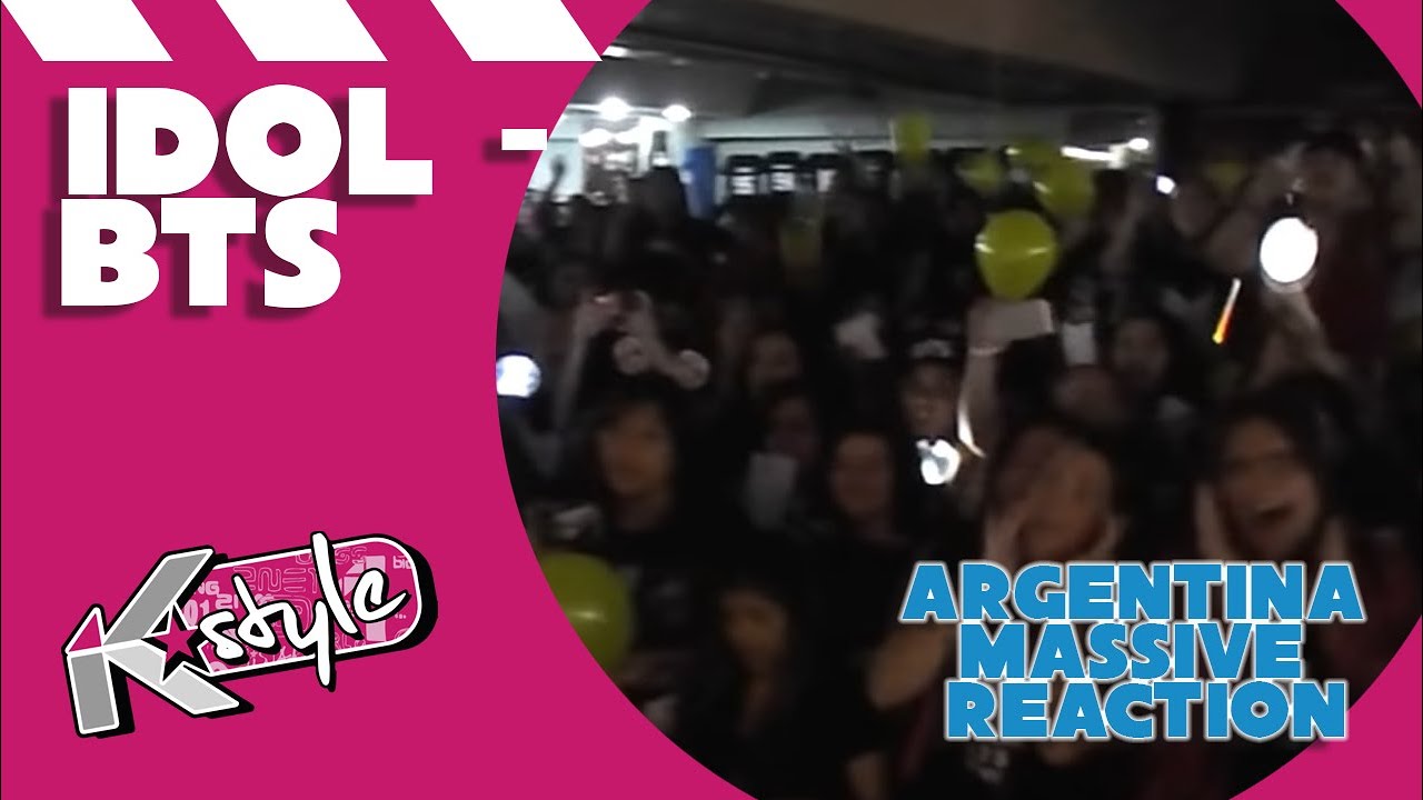 BTS 'IDOL' MASSIVE MV REACTION // 방탄소년단 리액션 아르헨티나