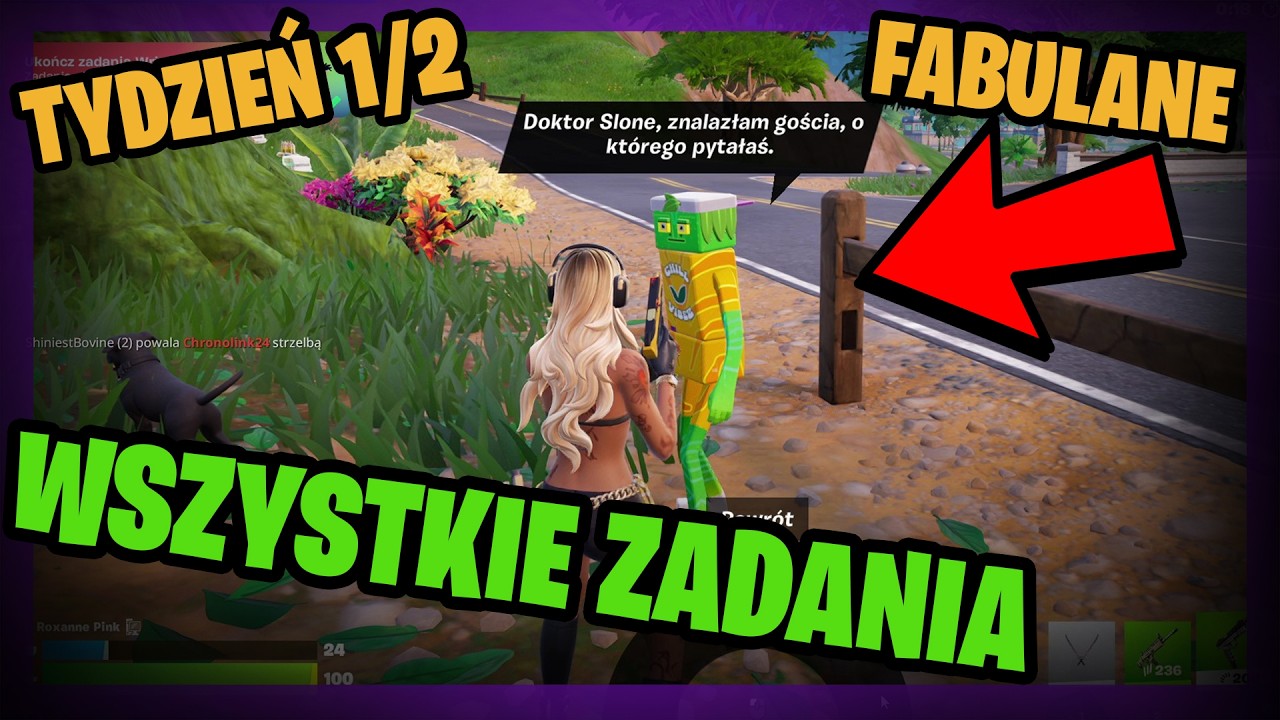 ✅Om&oacute;wienie zadań 1 i 2 tygodnia oraz początek Fabuły nowego sezonu! Fortnite R7S4💥