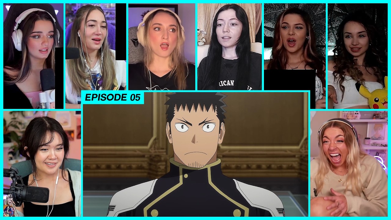 [GIRLS REACT] Kafka joins the Defense Force | Kaiju No. 8 Ep 5 Girl Reaction Mashup