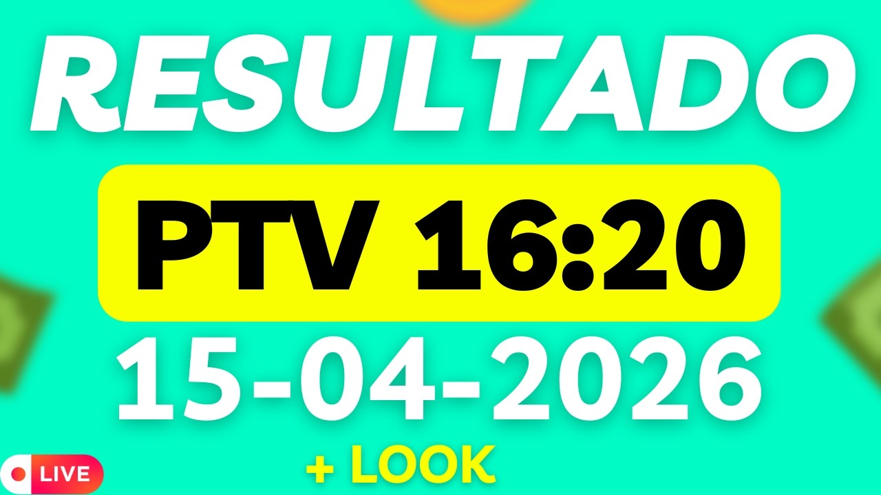 Resultado do Jogo do Bicho | Ao Vivo  -PTV-  16:20H