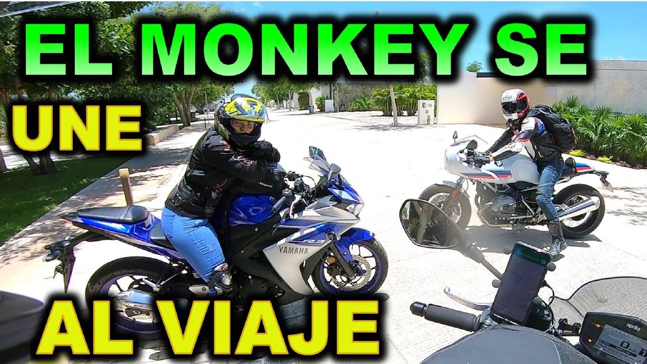 COZUMEL EN MOTO 2 EL MONKEY SE UNE AL VIAJE - BLITZ RIDER