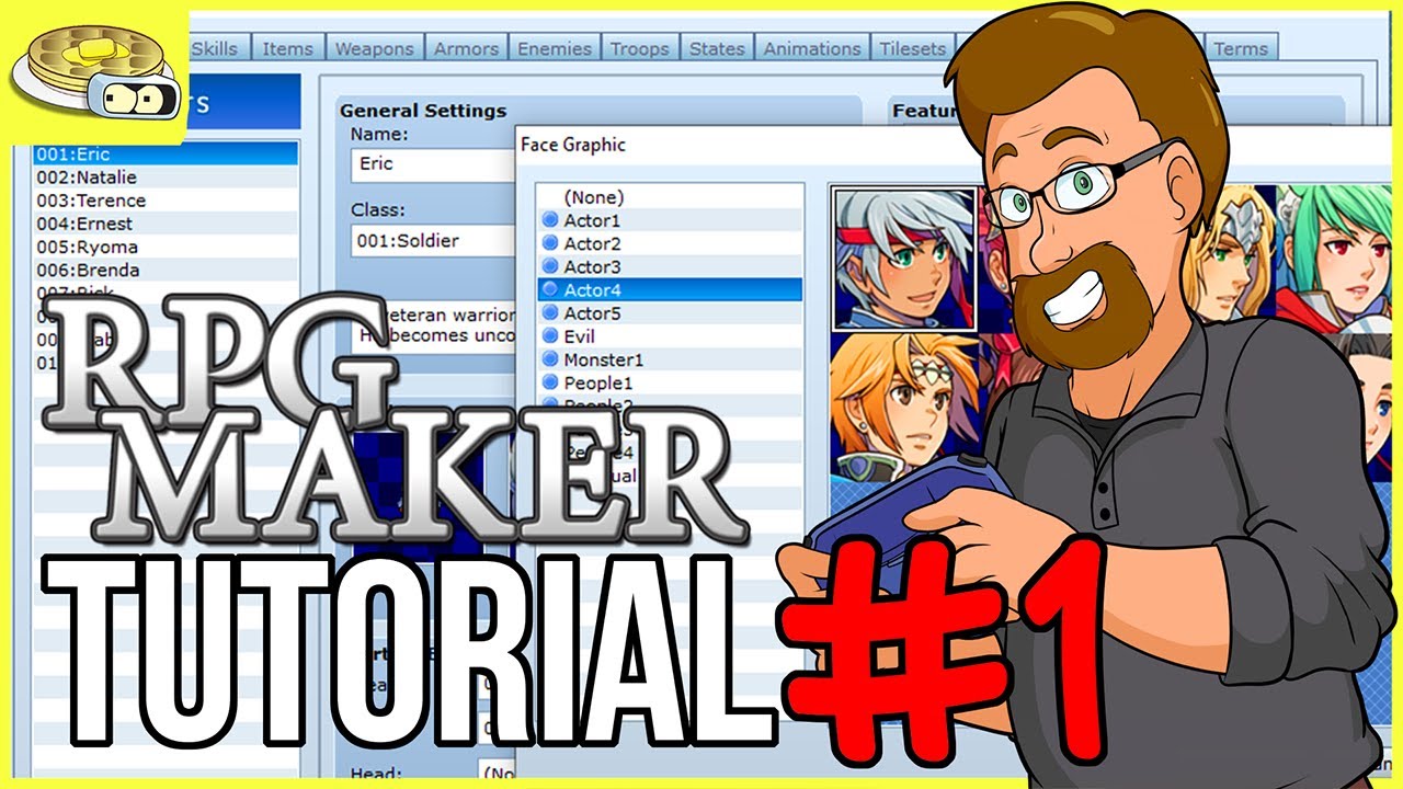 Program OVERVIEW for Beginners |  BenderWaffles Teaches  RPG Maker Tutorial HOW TO #1 Guide VX MV MZ