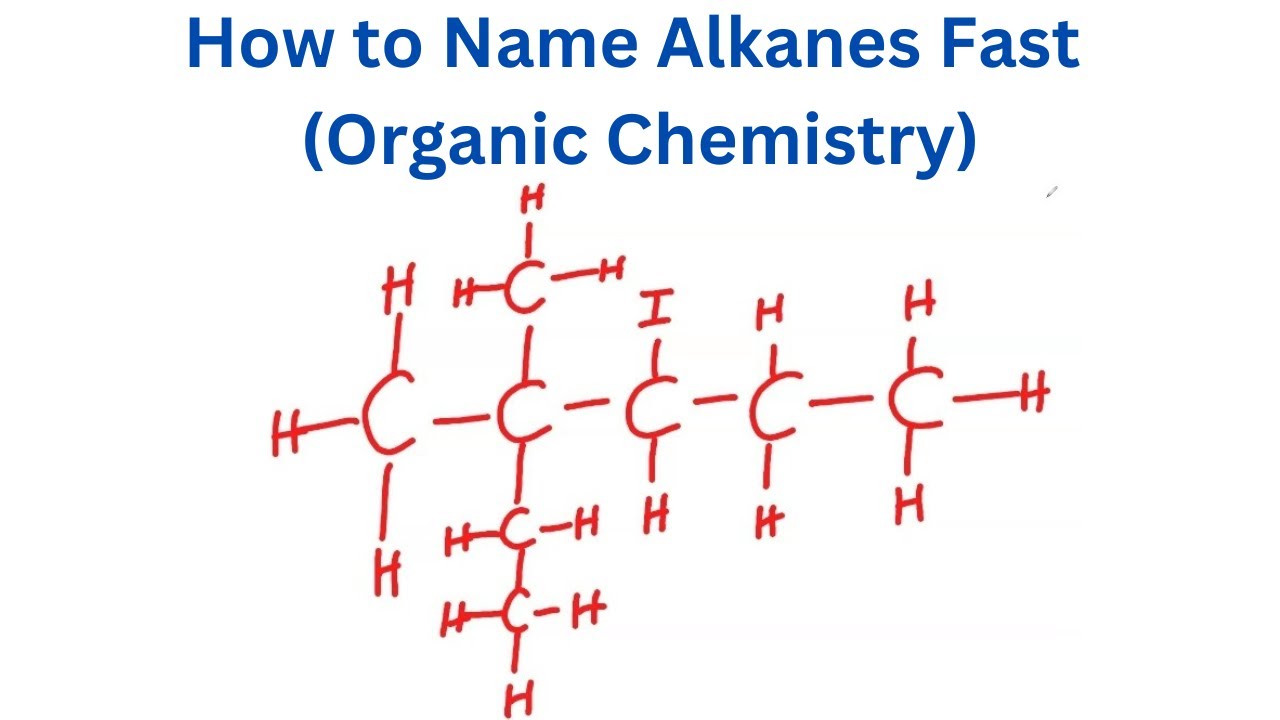 How to Name Alkanes Fast (Organic Chemistry)