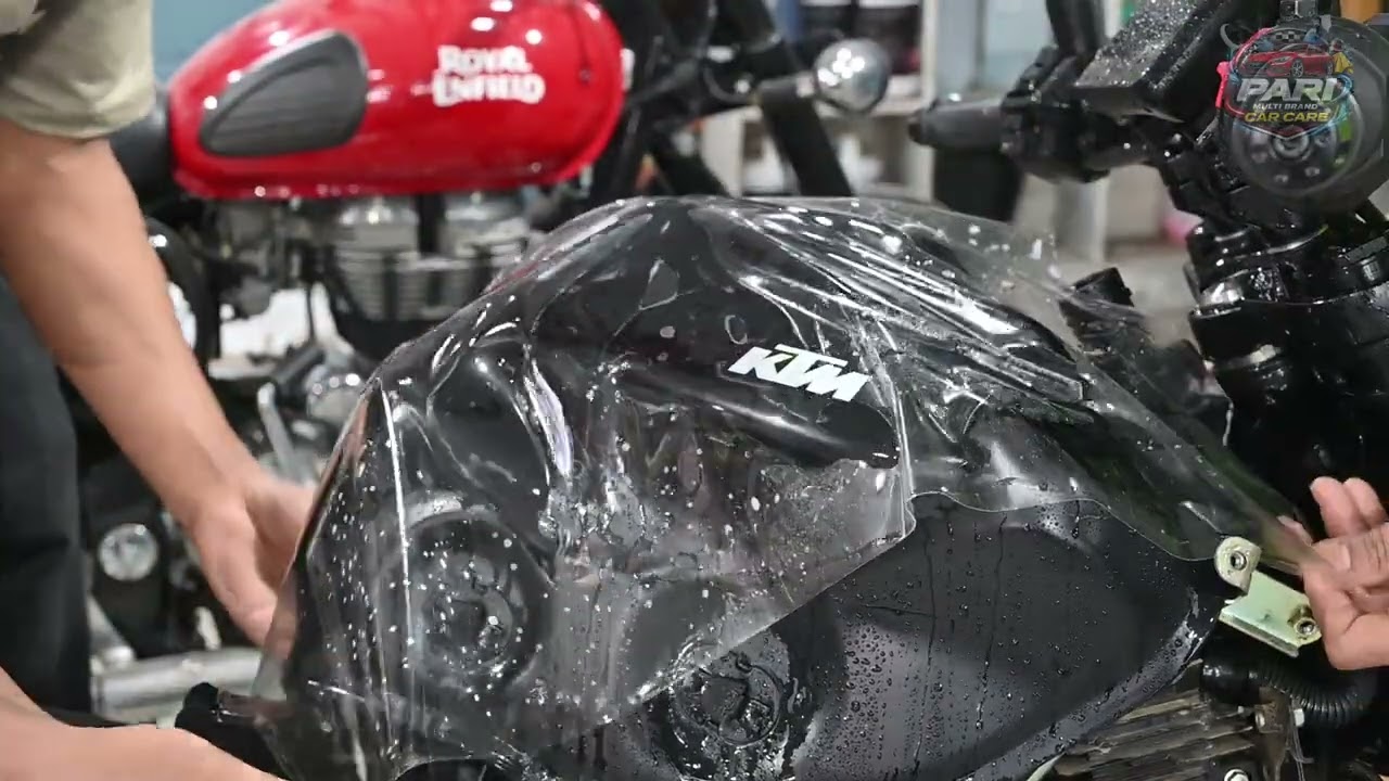 KTM BIKE PPF | Complete Shine Demo | Pari Multi Brand Car Care
