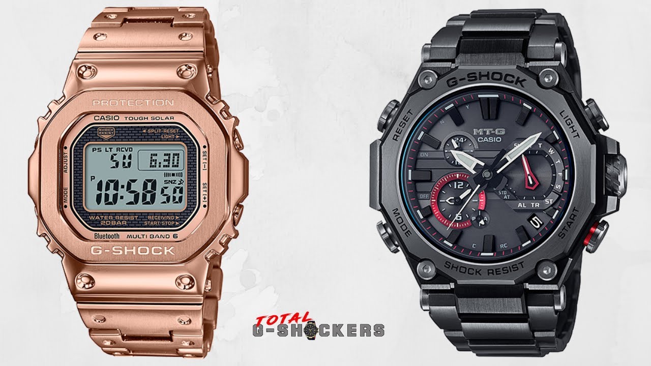 Casio G-Shock GMWB5000GD-4 vs G-Shock Luxury MT-G MTGB2000BDE-1A