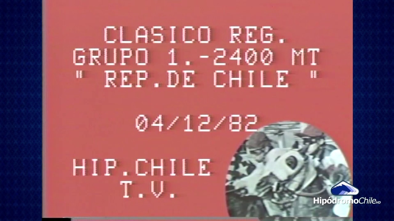 CLASICO  REPUBLICA DE CHILE  G I - 2400 MTS - OBSTINADO - S.  VERA  (04/12/1982)
