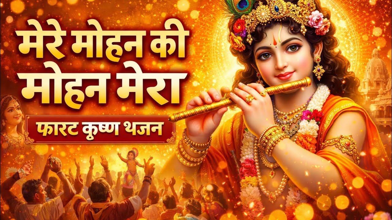 मेरे मोहन की मोहन मेरा | Fast Krishna Bhajan | Vrindavan Kirtan | New Hindi Bhajan 2026