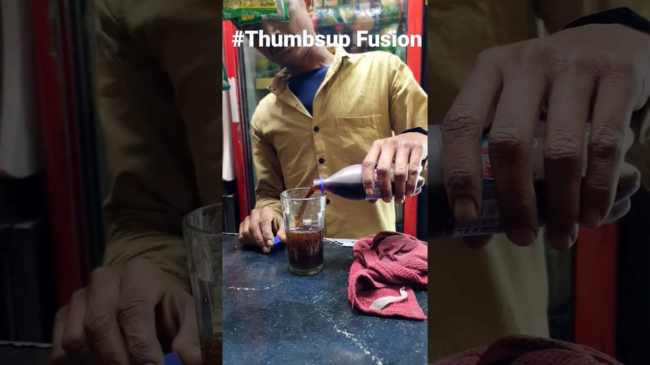 #viral #trending | Thumps Up fusion with lemon |
