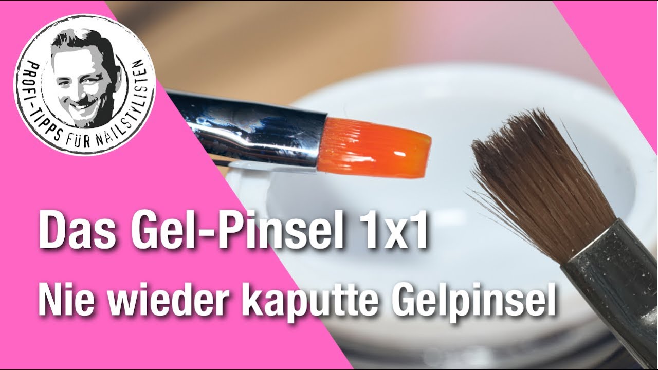 Das musst du Wissen wenn du Gelnägel machst! So bleiben deine Pinsel lange am Leben!