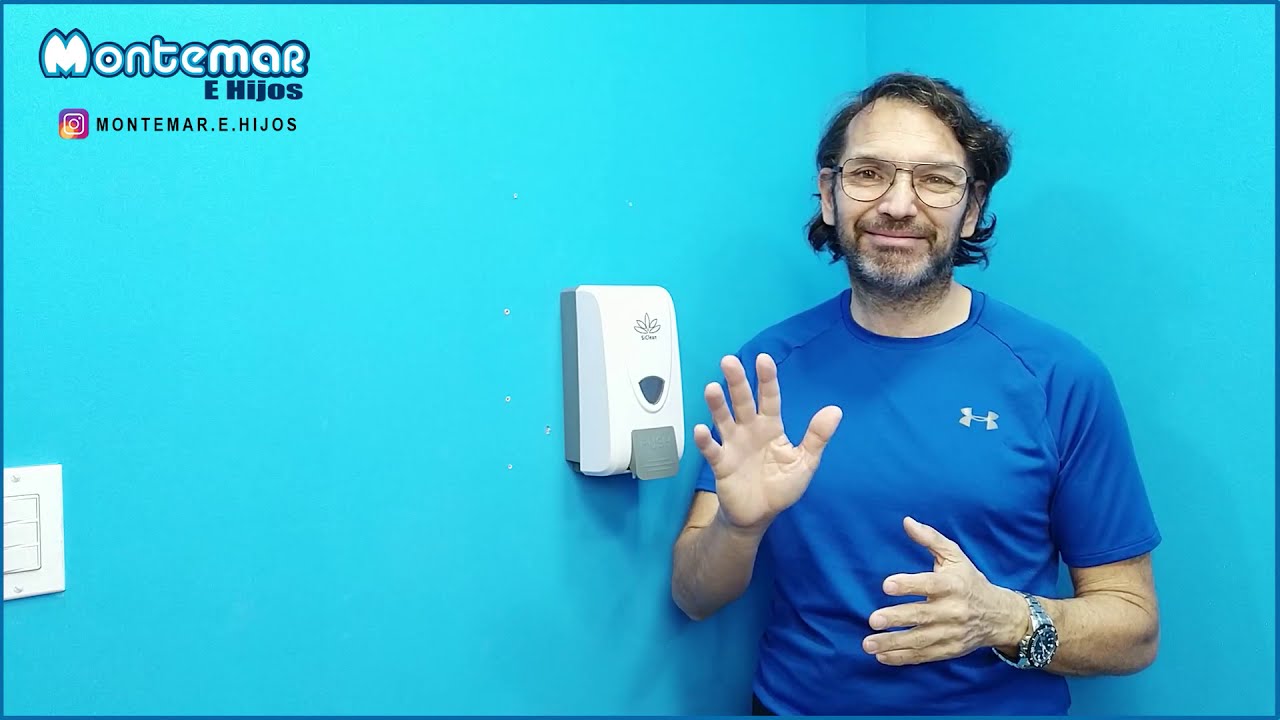 Tutorial instalación dispensador manual para alcohol gel o jabón para manos, modelo #940 - 1000ml