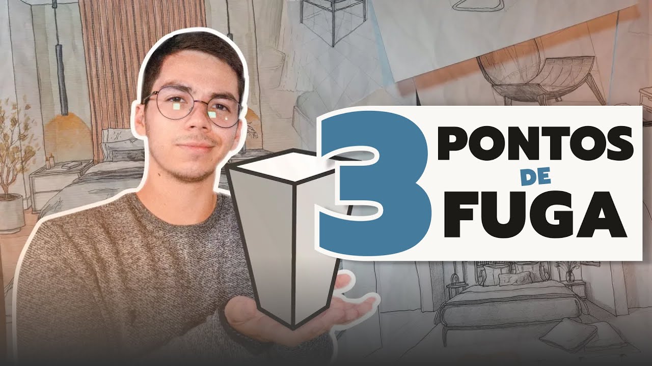 COMO DESENHAR ARQUITETURA - Perspectiva com 3 Pontos de fuga