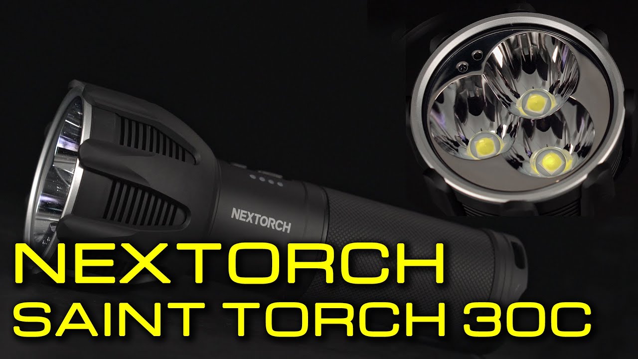 Extrem helle Lampe und doch kompakt: Nextorch Saint Torch 30C mit 15000 Lumen!