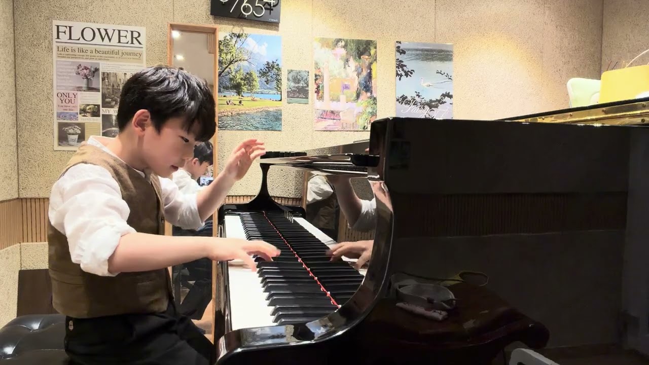 Jihoon Moon, 7 years old, from South Korea