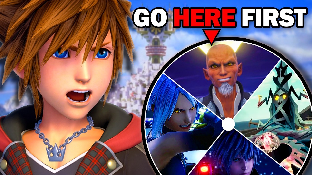 Kingdom Hearts 3, But A Wheel Decides Where I Go