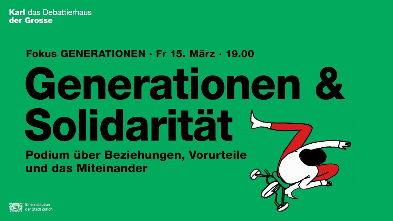 Generationen & Solidarität – Podium über Beziehungen, Vorurteile und das Miteinander