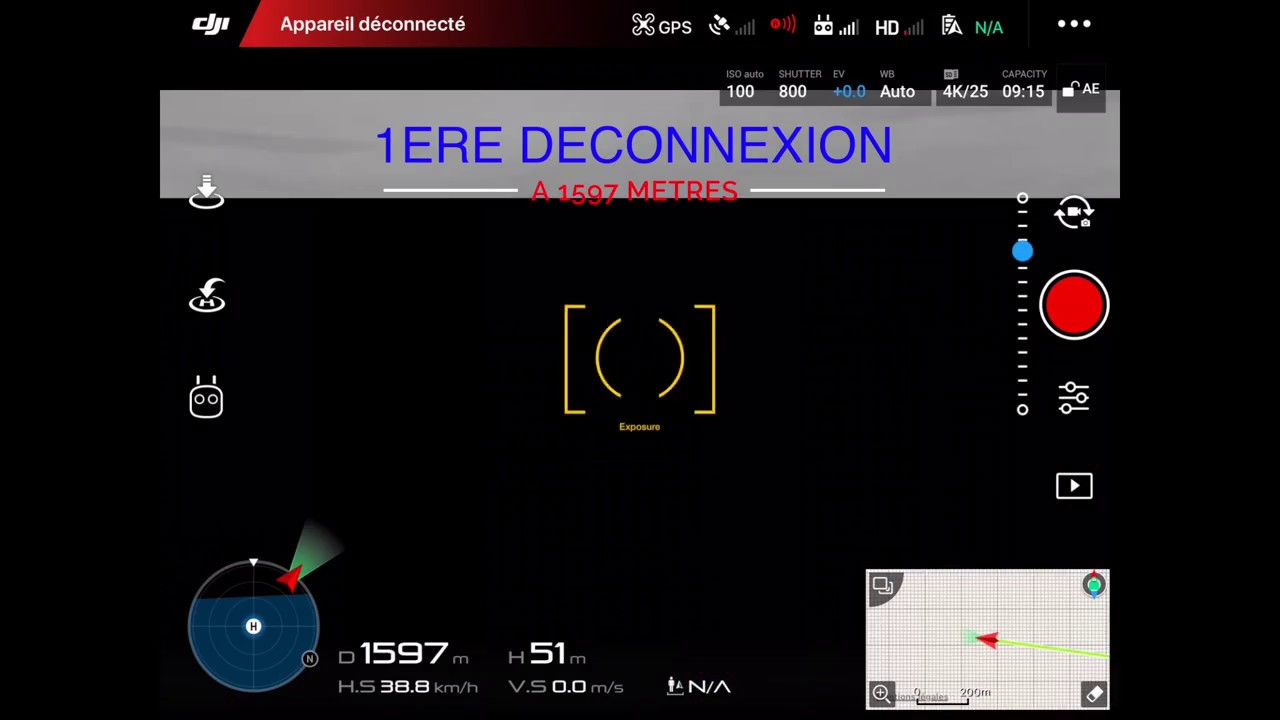 DJI Phantom 4 test de portée maximum