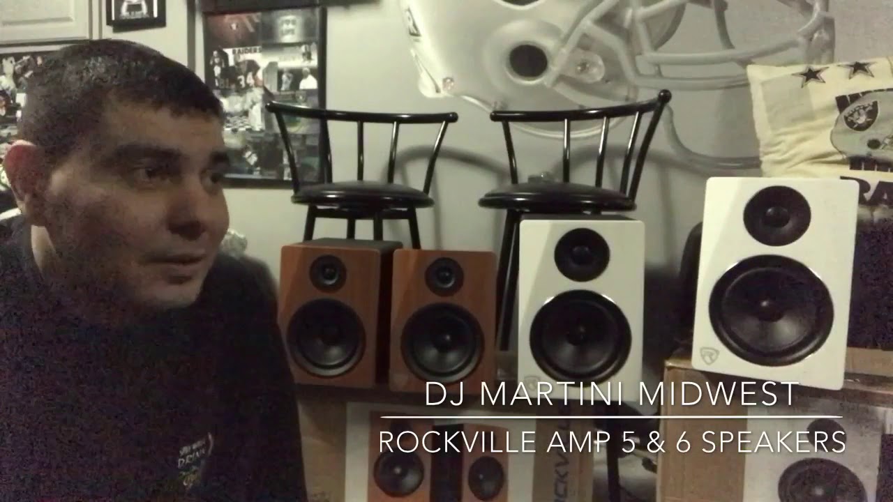 Rockville APM 5 & APM 6 desktop speaker review..
