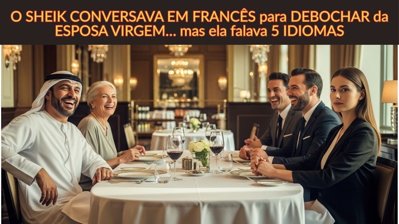 O SHEIK CONVERSAVA EM FRANCÊS PARA DEBOCHAR DA ESPOSA VIRGEM... MAS ELA FALAVA 5 IDIOMAS!