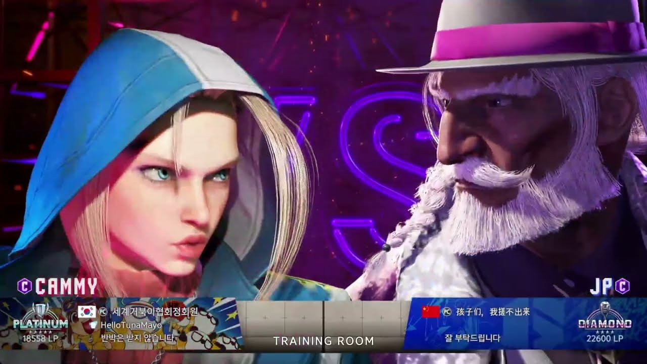 [SF6] 캐주얼 매치 vs 캐미, 에드, JP, 마농