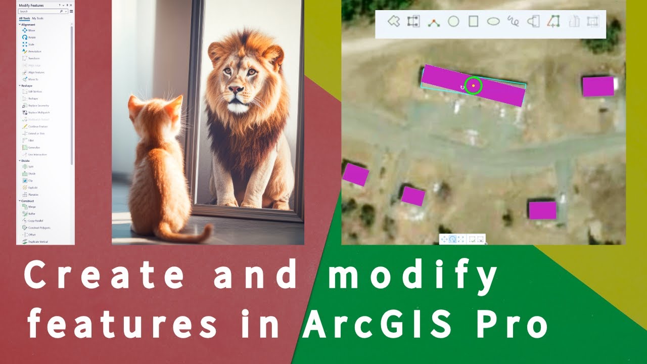 How to modify and create polygon features in ArcGIS Pro