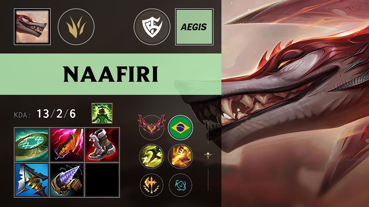 (TSS Aegis) Naafiri Jungle vs Lee Sin - BR Grandmaster Patch 26.11