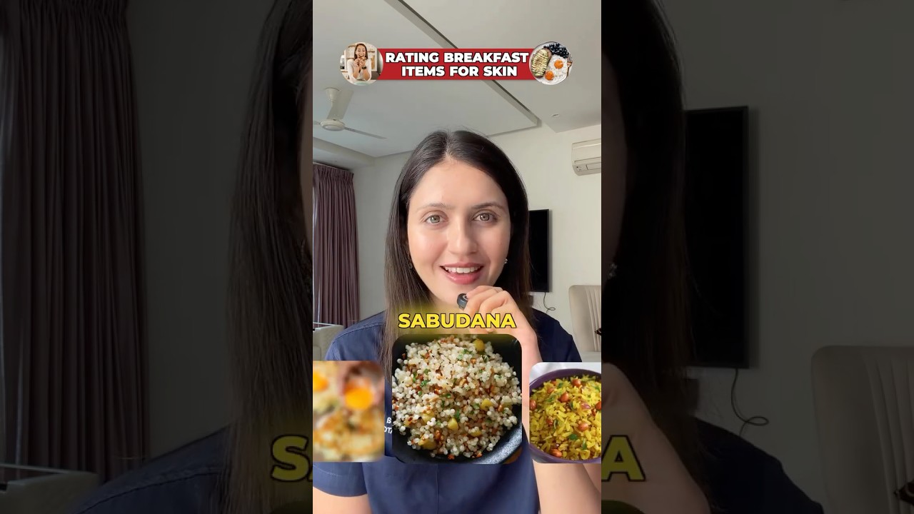 Rating breakfast options for your skin #skin #foodforskin #healthyskin #healthydiet #ratingfood