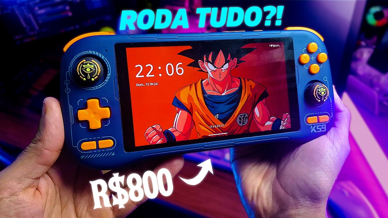 Comprei um Console Android de R$800... e ele roda at&eacute; Nintendo Switch?! | Kinhank K59