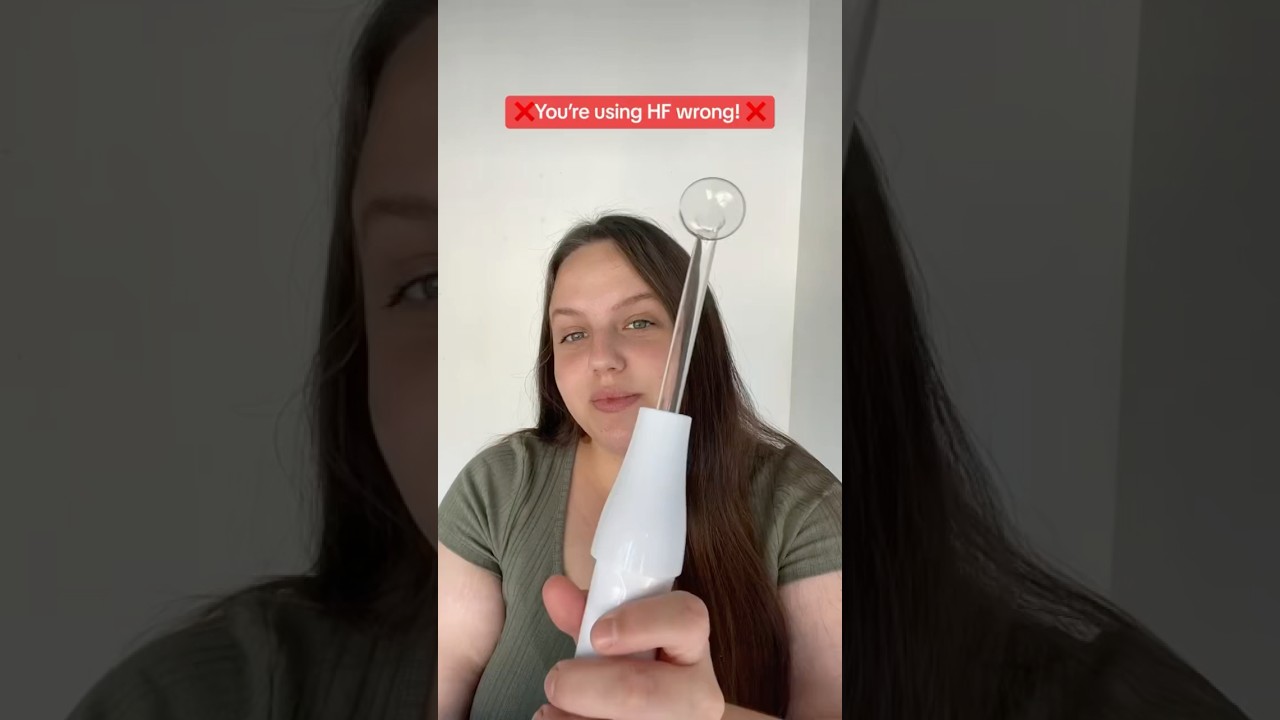 Not sure how to use your high frequency wand? Don&rsquo;t worry I got you! #skincare