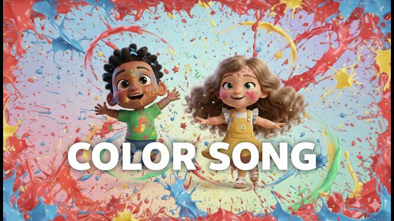 🎨 The Colors Song for Kids 🌈 | Learn Colors with Fun Music & Animation! | Baby Sunshine Songs