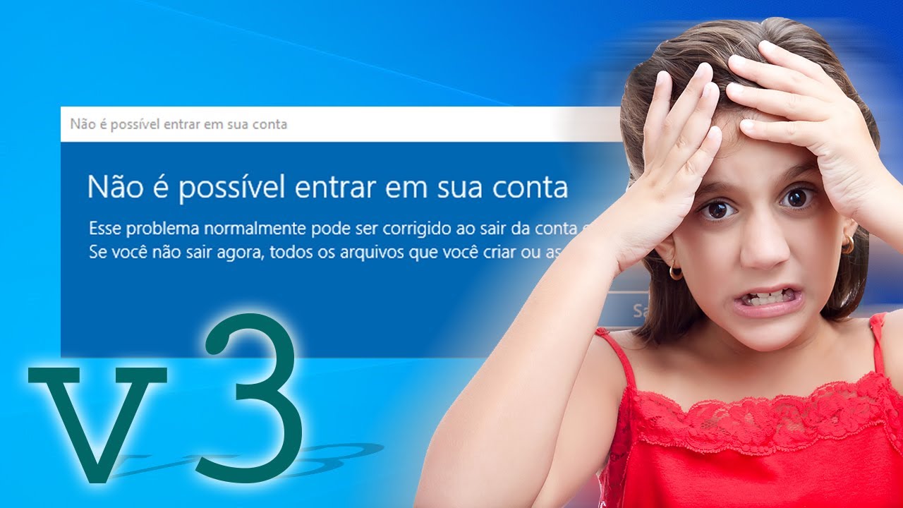 CORRIGINDO NÃO É POSSÍVEL ENTRAR EM SUA CONTA v3