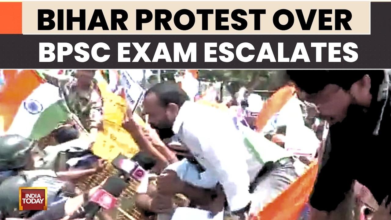 Patna BPSC Protest News: Amid 70th BPSC Exam Row, Students Break Barricades At Gandhi Maidan | BJP