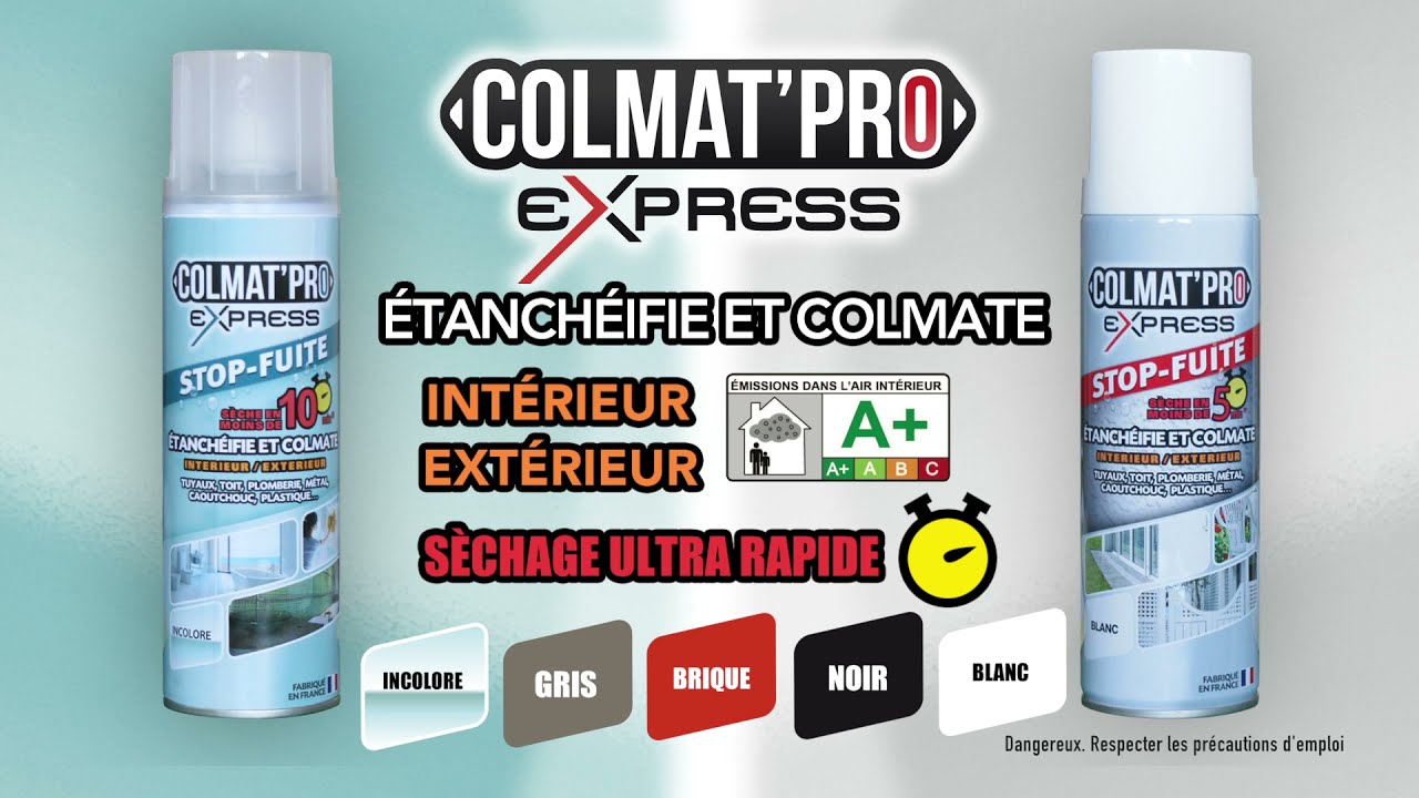 Spray bitume Colmat'Pro Express 300ml
